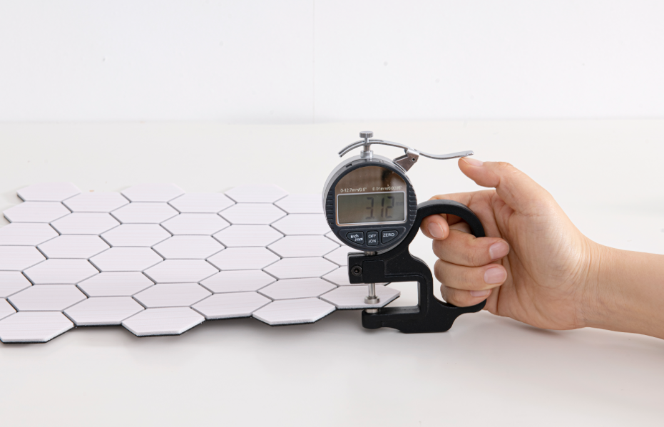 Minimalist Hexagonal Brushed S - Pvc Panel Background recension och pris