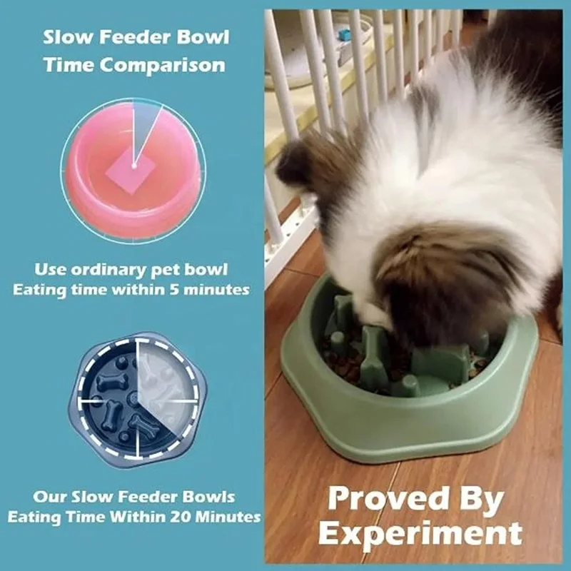 Slow Feeder Dog Bowl Non Slip  - Royal Canin Food Medium recension och pris